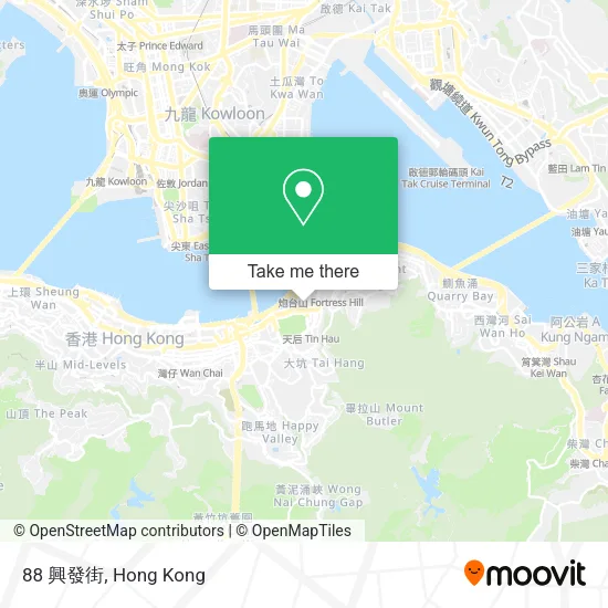 88 興發街 map