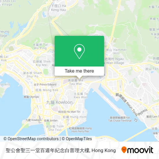 聖公會聖三一堂百週年紀念白普理大樓地圖