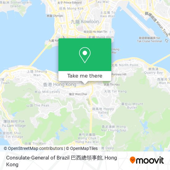Consulate-General of Brazil 巴西總領事館 map