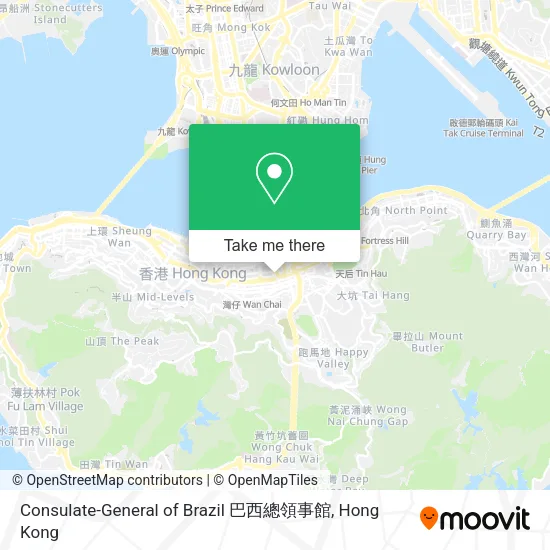 Consulate-General of Brazil 巴西總領事館地圖