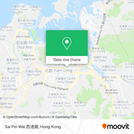 Sai Pin Wai 西邊圍地圖