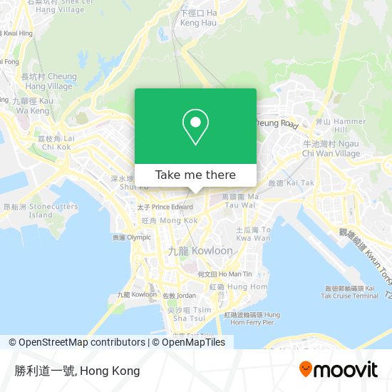 勝利道一號 map