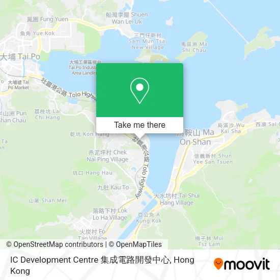 IC Development Centre 集成電路開發中心地圖