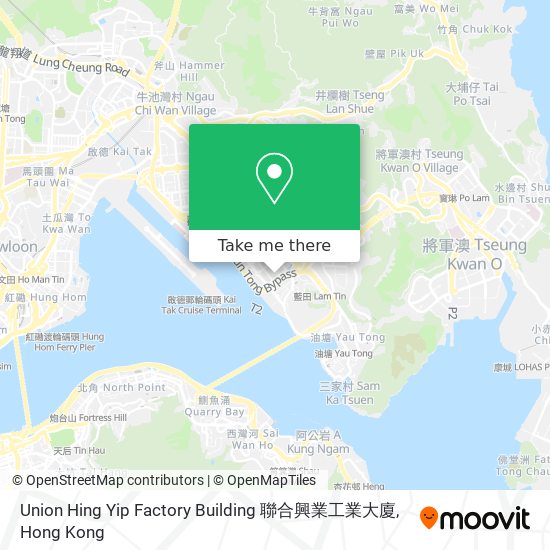 Union Hing Yip Factory Building 聯合興業工業大廈 map