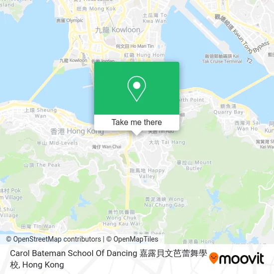 Carol Bateman School Of Dancing 嘉露貝文芭蕾舞學校 map