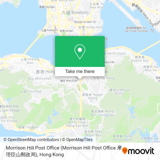 Morrison Hill Post Office map
