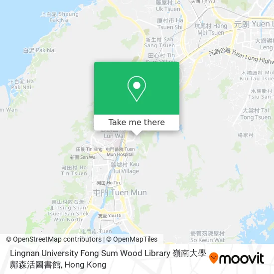 Lingnan University Fong Sum Wood Library 嶺南大學鄺森活圖書館 map