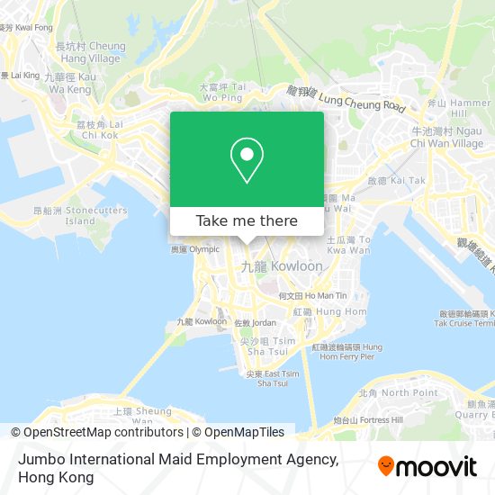 Jumbo International Maid Employment Agency map