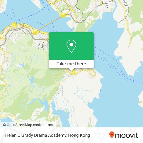 Helen O'Grady Drama Academy map