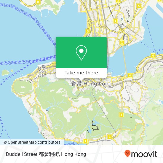 Duddell Street 都爹利街地圖