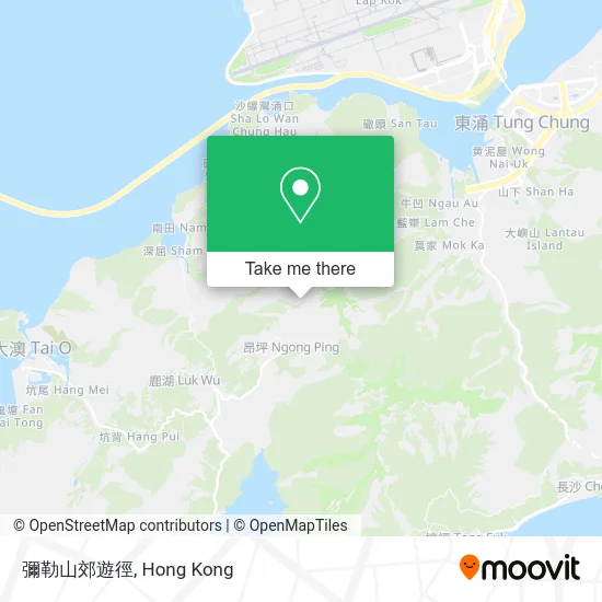 彌勒山郊遊徑 map