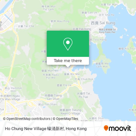 Ho Chung New Village 蠔涌新村 map