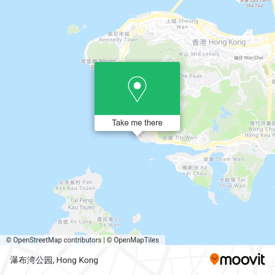 瀑布湾公园地圖