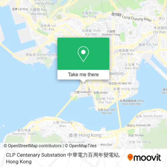 CLP Centenary Substation 中華電力百周年變電站地圖