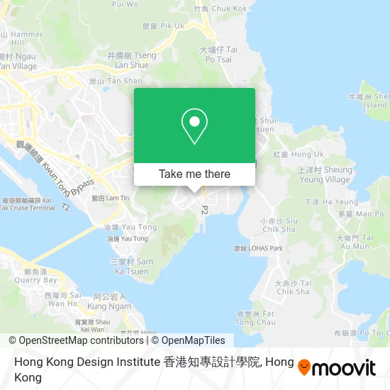 Hong Kong Design Institute 香港知專設計學院 map