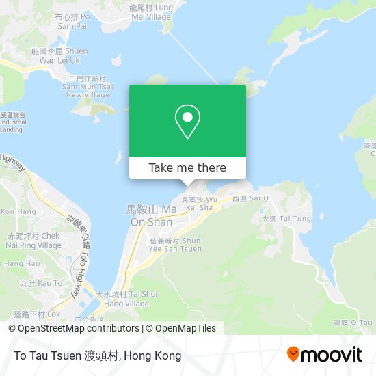 To Tau Tsuen 渡頭村 map