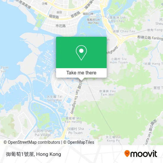 御葡萄1號屋 map