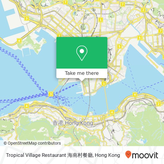 Tropical Village Restaurant 海南村餐廳 map