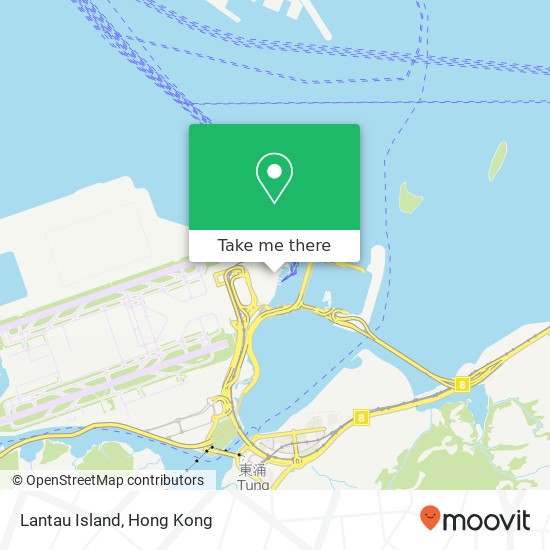 Lantau Island map