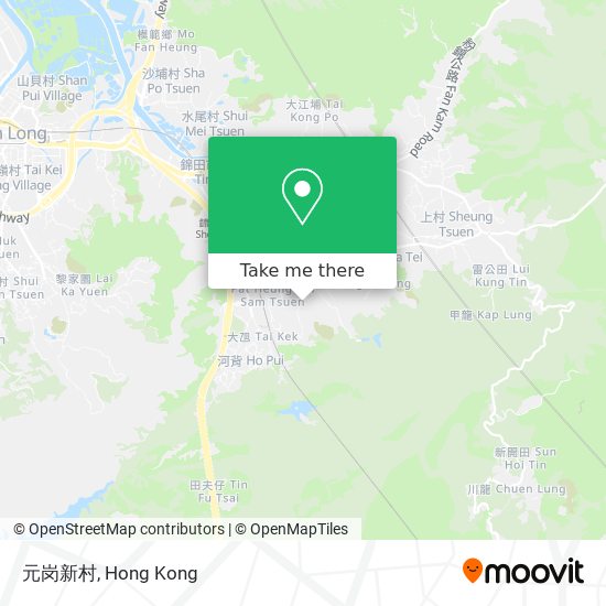 元岗新村地圖