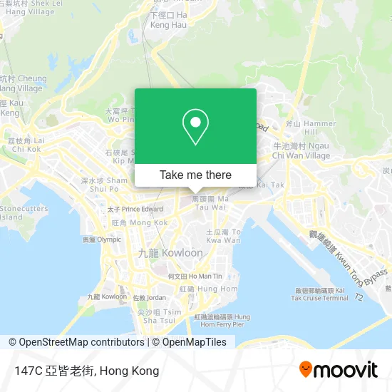 147C 亞皆老街 map