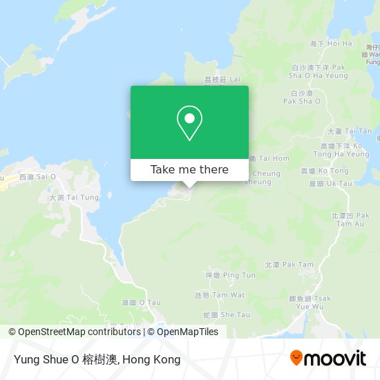 Yung Shue O 榕樹澳地圖