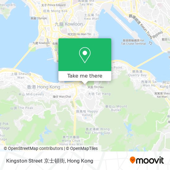 Kingston Street 京士頓街 map