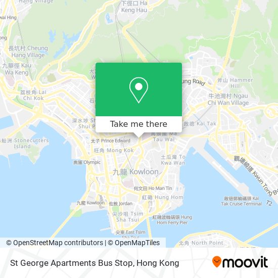 St George Apartments Bus Stop map