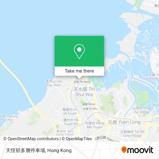 天恆邨多層停車場地圖