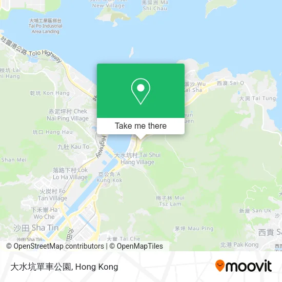 大水坑單車公園 map