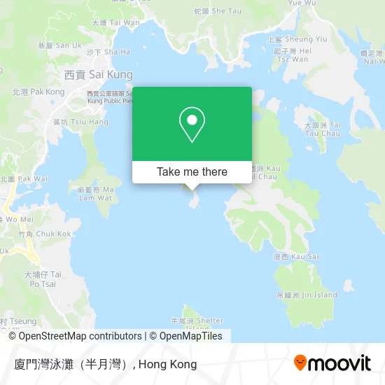 廈門灣泳灘（半月灣） map