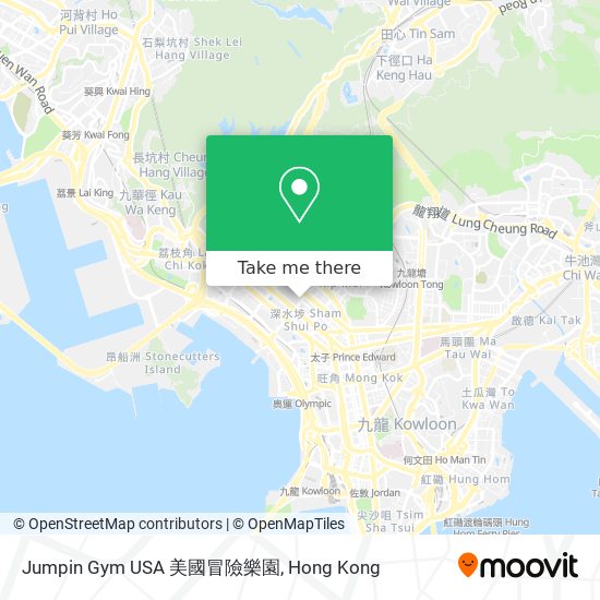 Jumpin Gym USA 美國冒險樂園 map