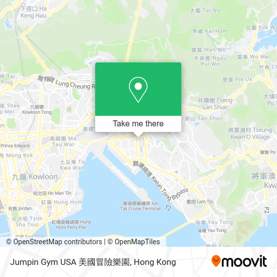 Jumpin Gym USA 美國冒險樂園 map