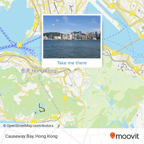 Causeway Bay地圖