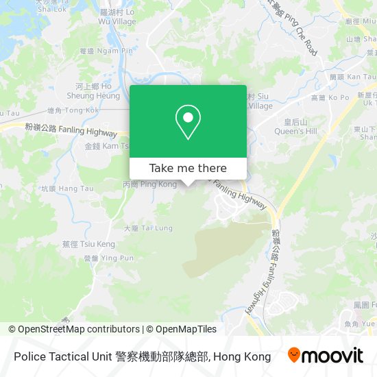 Police Tactical Unit 警察機動部隊總部 map