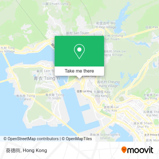 葵德街 map