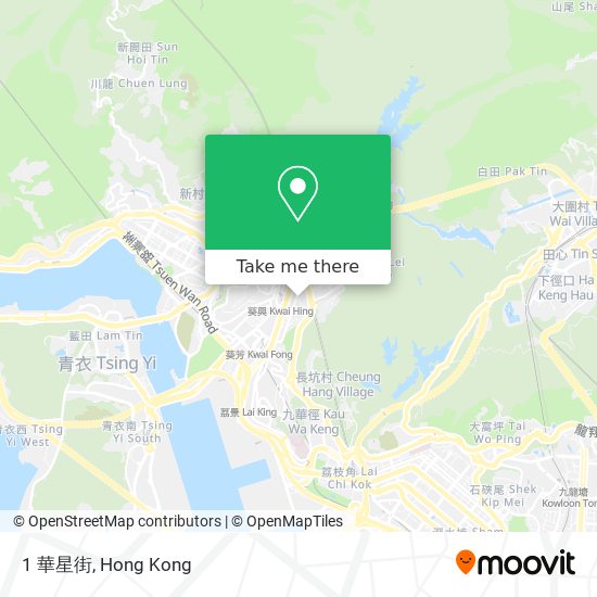 1 華星街 map