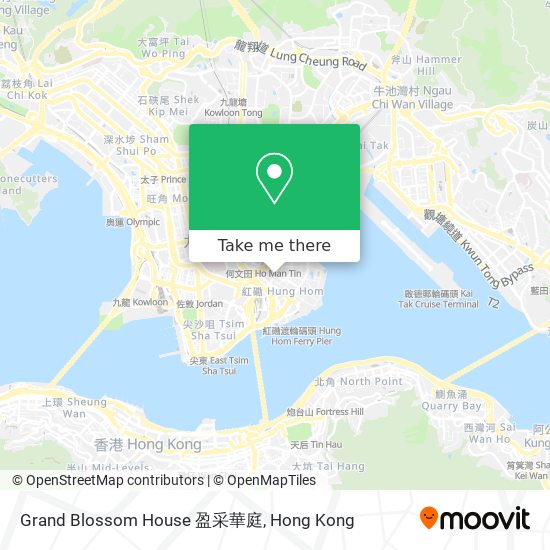 Grand Blossom House 盈采華庭 map