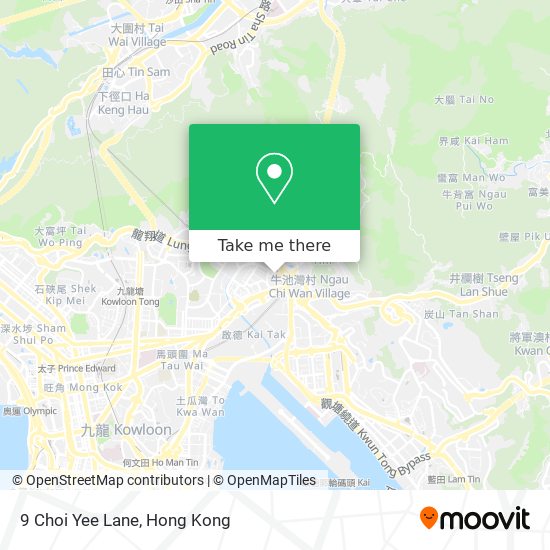 9 Choi Yee Lane map