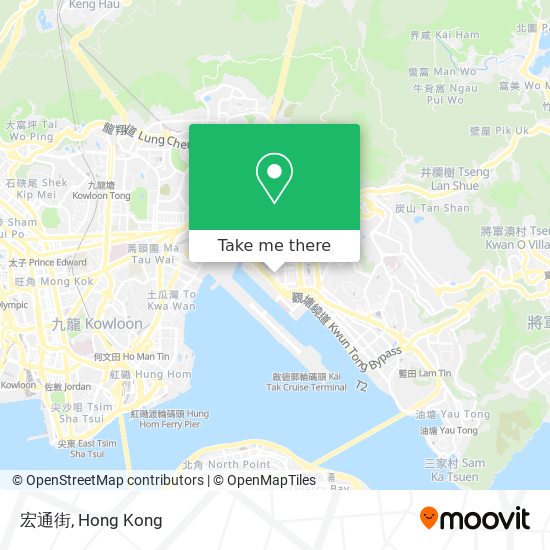 宏通街 map