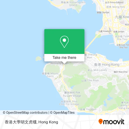 香港大學胡文虎樓 map