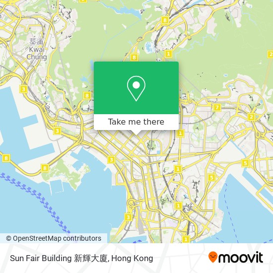 Sun Fair Building 新輝大廈 map