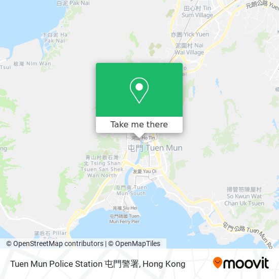 Tuen Mun Police Station 屯門警署地圖