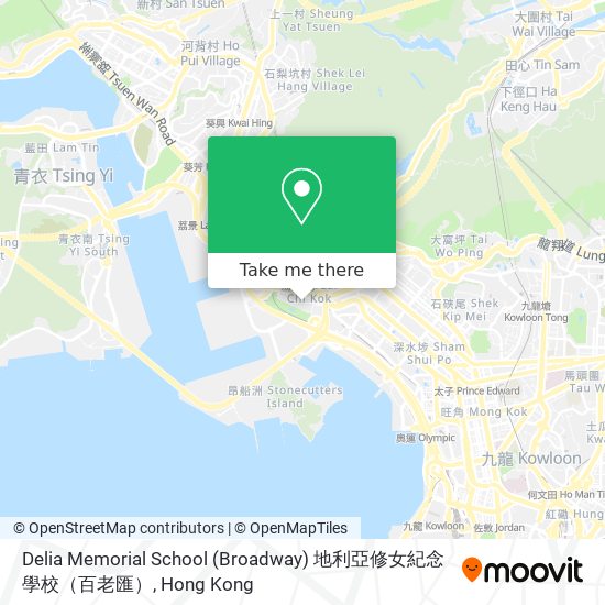 Delia Memorial School (Broadway) 地利亞修女紀念學校（百老匯）地圖