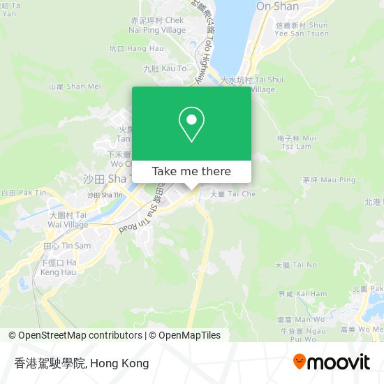 香港駕駛學院地圖