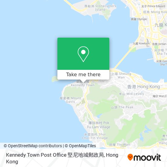 Kennedy Town Post Office 堅尼地城郵政局 map
