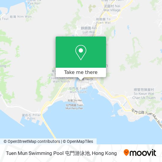 Tuen Mun Swimming Pool 屯門游泳池 map
