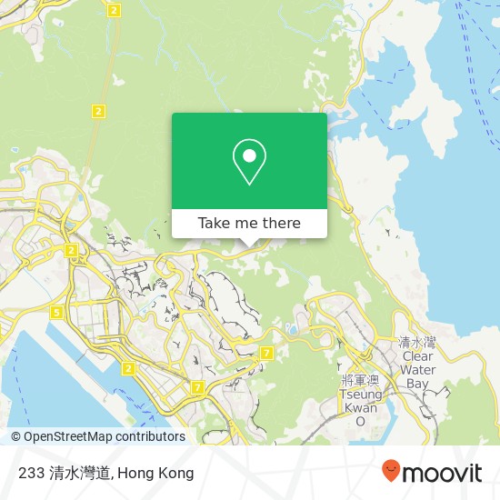 233 清水灣道 map