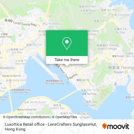 Luxottica Retail office - LensCrafters SunglassHut map