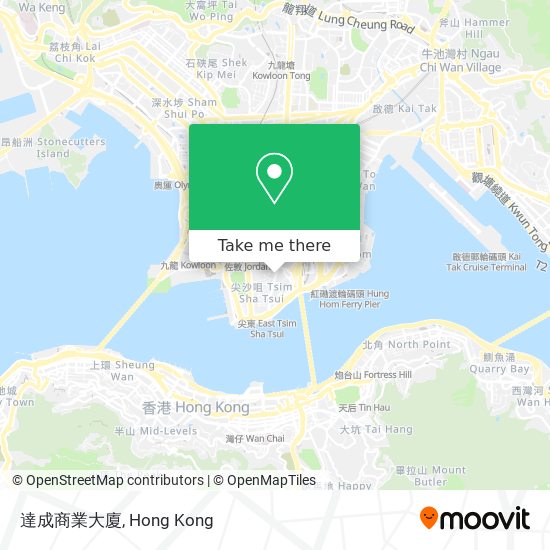 達成商業大廈 map